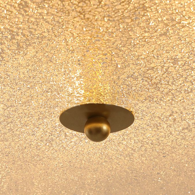 Nordic White Glass Shade Ceiling Lamp Simple Flush Mount Light Fixture