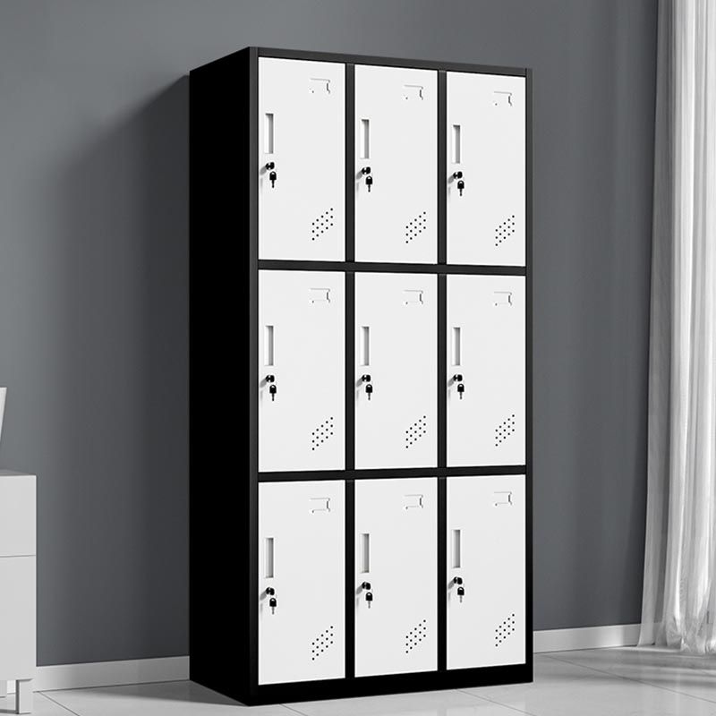 Hinged Wardrobe Cabinet Contemporary Metal Wardrobe Armoire for Home