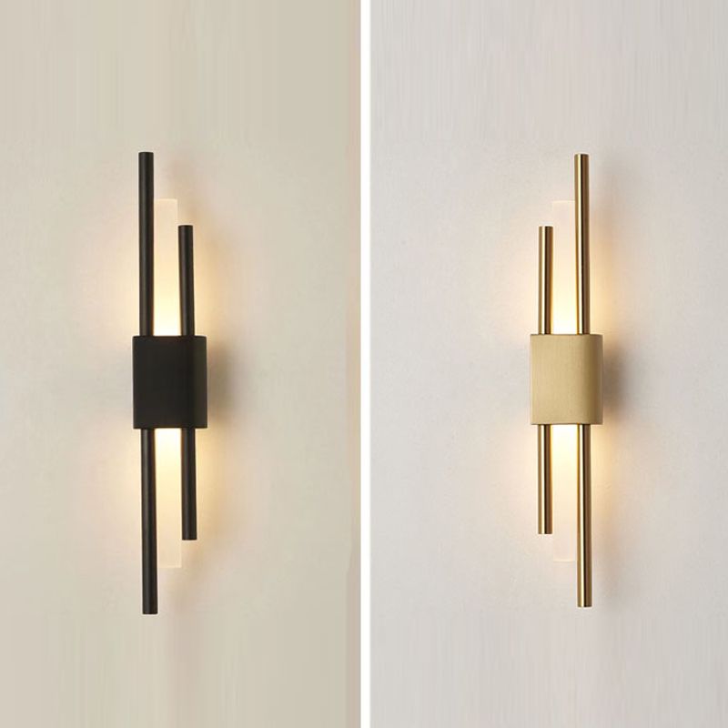 Modern Linear Wall Sconce Household Wall Lamp Fixture for Bedroom Sitting Room