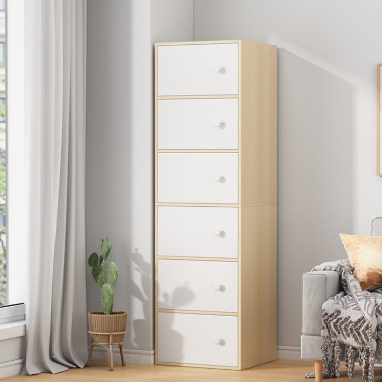 Knobs Handle Storage Cabinet Wood Standard Cabinet with Drawer