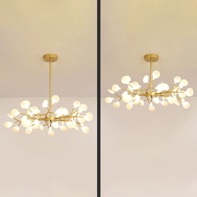 Spray Chandelier Light Fixtures Nordic Style Acrylic Pendant Light