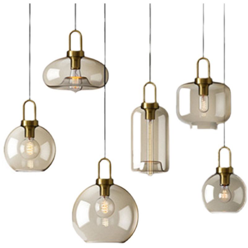 Simplicity Pendant Lighting Fixture Clear Glass Ceiling Pendant Light