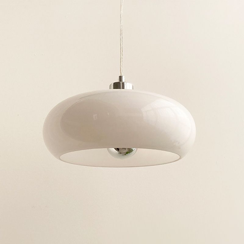 Pendentif tambour pendant suspension de la chambre en verre suspension de style moderne