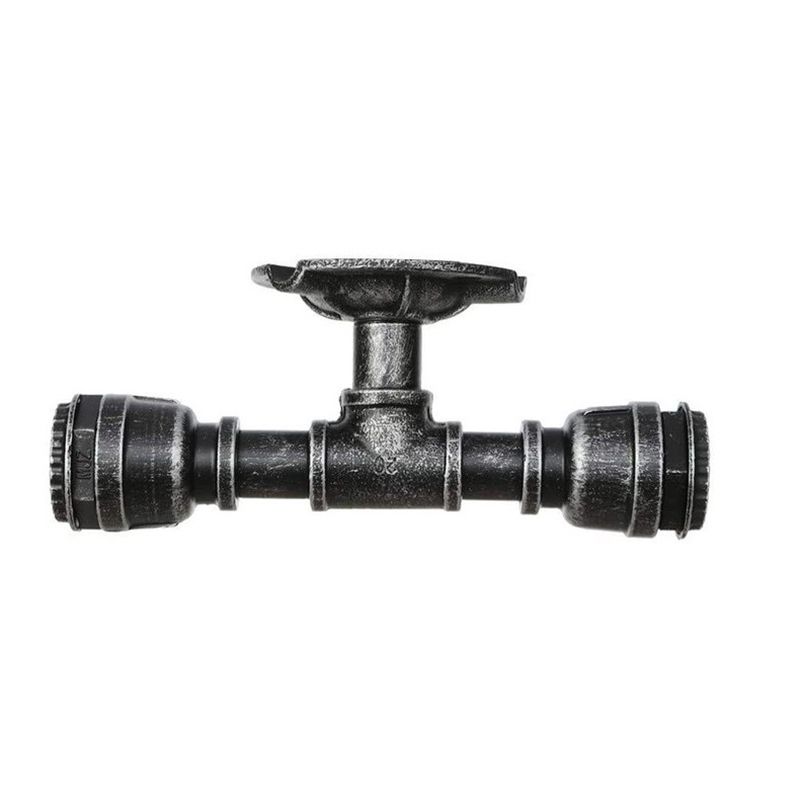 2 Head Metal Water Pipe Shade Wall Lighting Industrial Style Wall Mounted Light Fixture