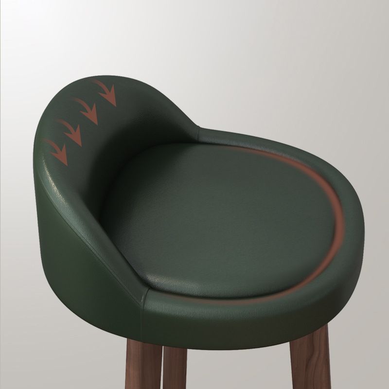 Nordic Simple Barstool Steel Frame Bar Stool for Coffee Shop