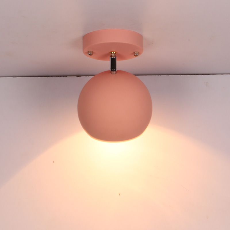 Zeitgenössische Spülleuchten Eisenschalen-förmige Makkaron-Flush-Halterunglampe