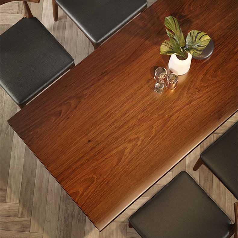 Modern 1/5/7 Pieces Dining Set Rectangle Pine Wood Dining Table for Kitchen