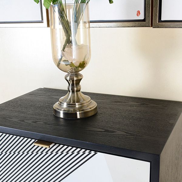 15.6-inch W Solid Wood Storage Chest Classic Glam Dresser with 3/5/6 Drawers