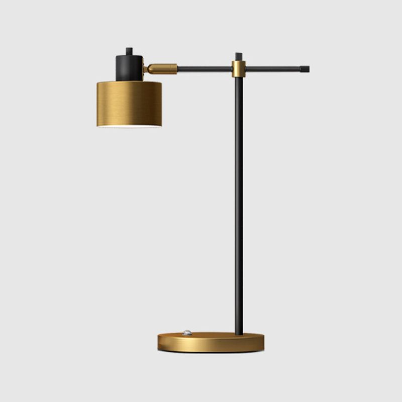 Lampade da comodino moderne in metallo con lampada da tavolo a 1 luce per camera da letto