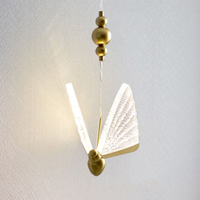 Klarer Schmetterling hängende Deckenleuchte modern
