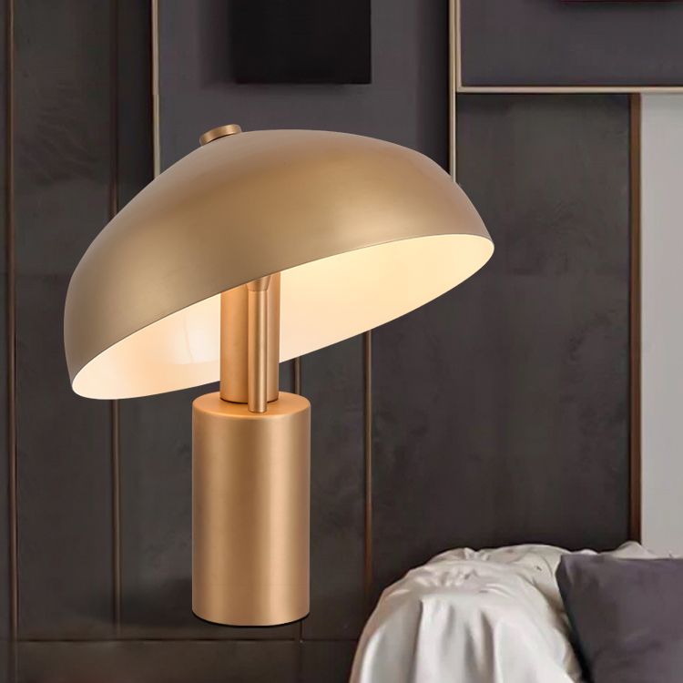 Contemporary Style Geometric Night Table Lamps Metal 1-Light Table Lamp