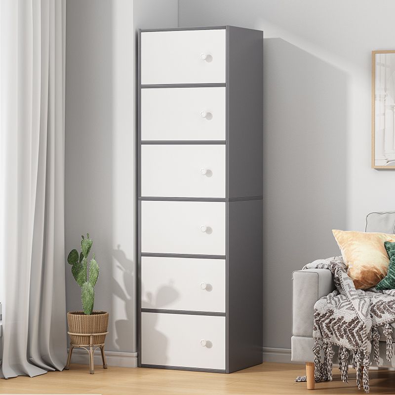 Modern Accent Cabinet Standard No Distressing Wood Cabinet with Doors