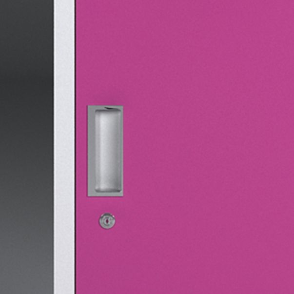 Contemporary Steel Wardrobe Armoire Hinged Wardrobe Cabinet for Home