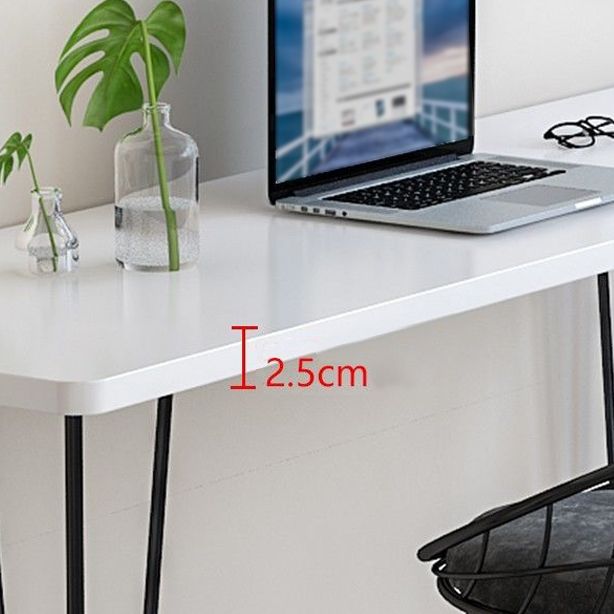 Industrial Style Rectangle Wood Top Counter Table 42-inch Height Modern Bar Table