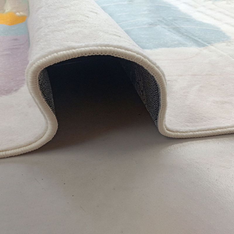 Carpet Washable Nordic Rug Polyester Stain Resistant Indoor Rug for Living Room