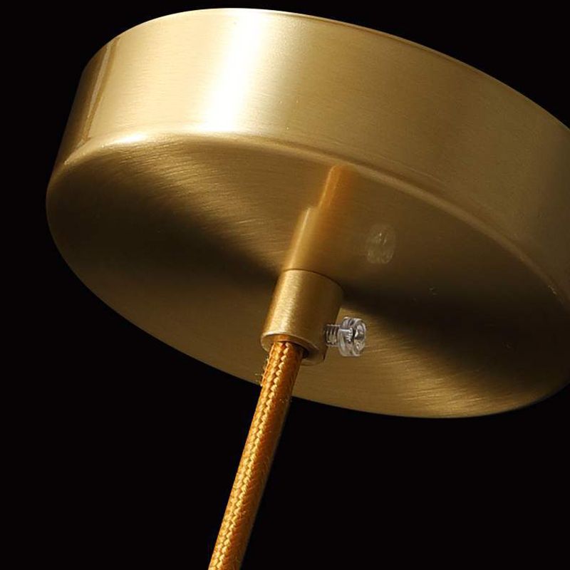 Moderner minimalistischer Stil Globe Einzelanhänger Kristall 1 Licht Anhänger Licht für Esszimmer