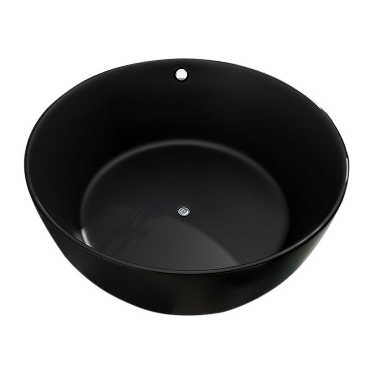 Antique Finish Round Bathtub Stand Alone Soaking Modern Bath Tub