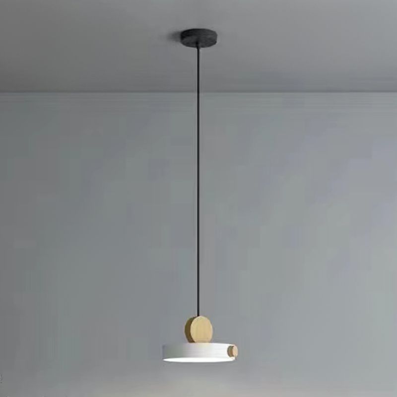 Modern Style Round Down Lighting Wood Multi Lights Hanging Ceiling Lights