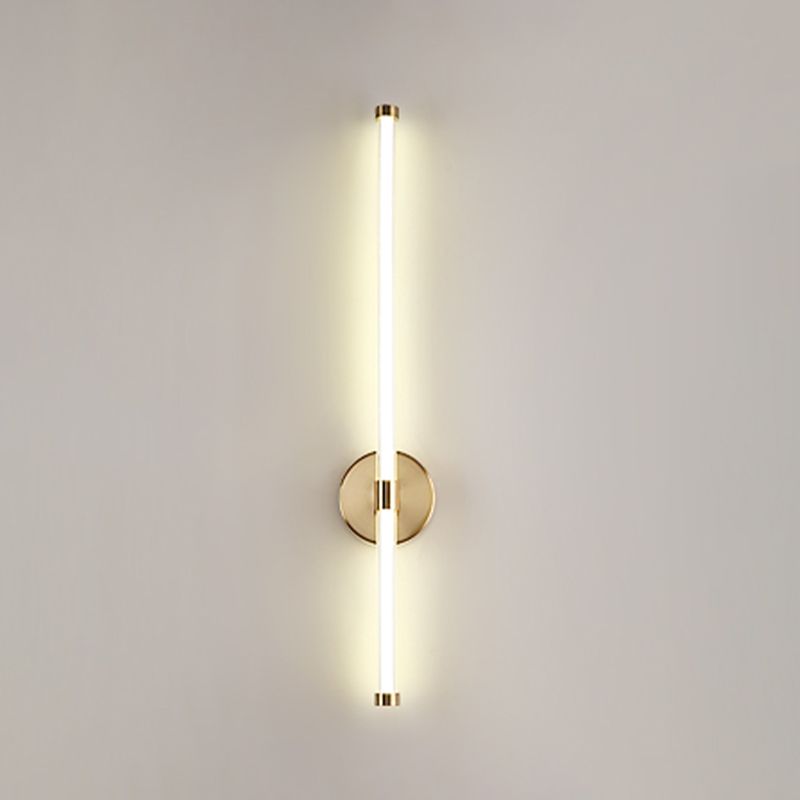 Nordic Mur Light Strip Forme LED Appiculture murale avec une teinte en verre pour la chambre