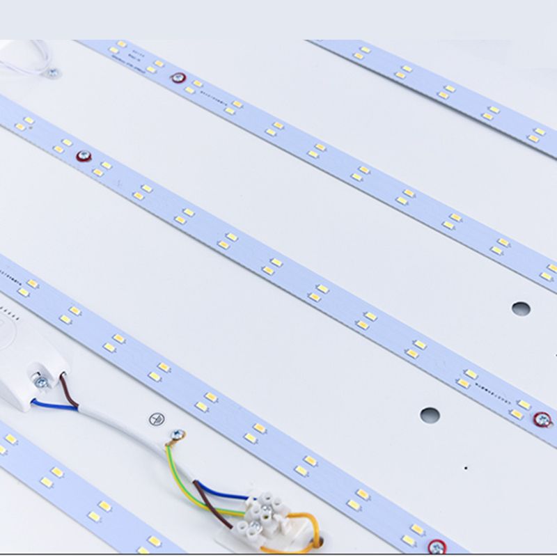 Aluminum Geometric Flush Ceiling Light Fixtures Modern Style 1-Light Led Flush Light