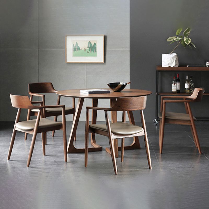 Solid Wood Dining Table Sets Modern 1/2/5 Pieces Table and Chair Set