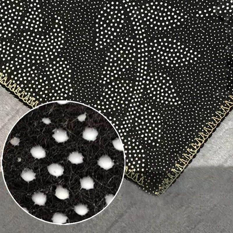 Grey Modern Carpet Polyester Line Area Carpet Stain Resistant Carpet for Living Room
