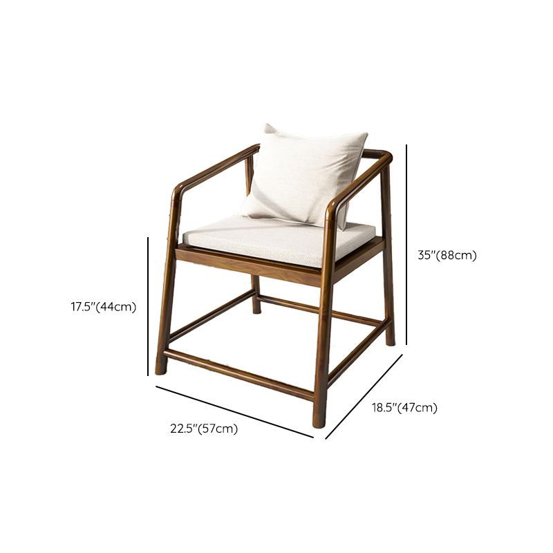 Contemporary Style Chair Wood Dining Accent Chair for Kitchen