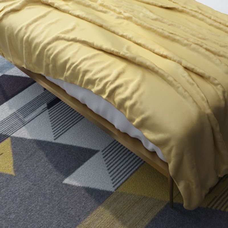 Metal Headboard Standard Bed Open-Frame Bed with Custom Legs