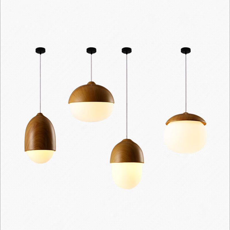 1 leichte hängende Lichter moderne einfache Wasserglasdecke für das Restaurant