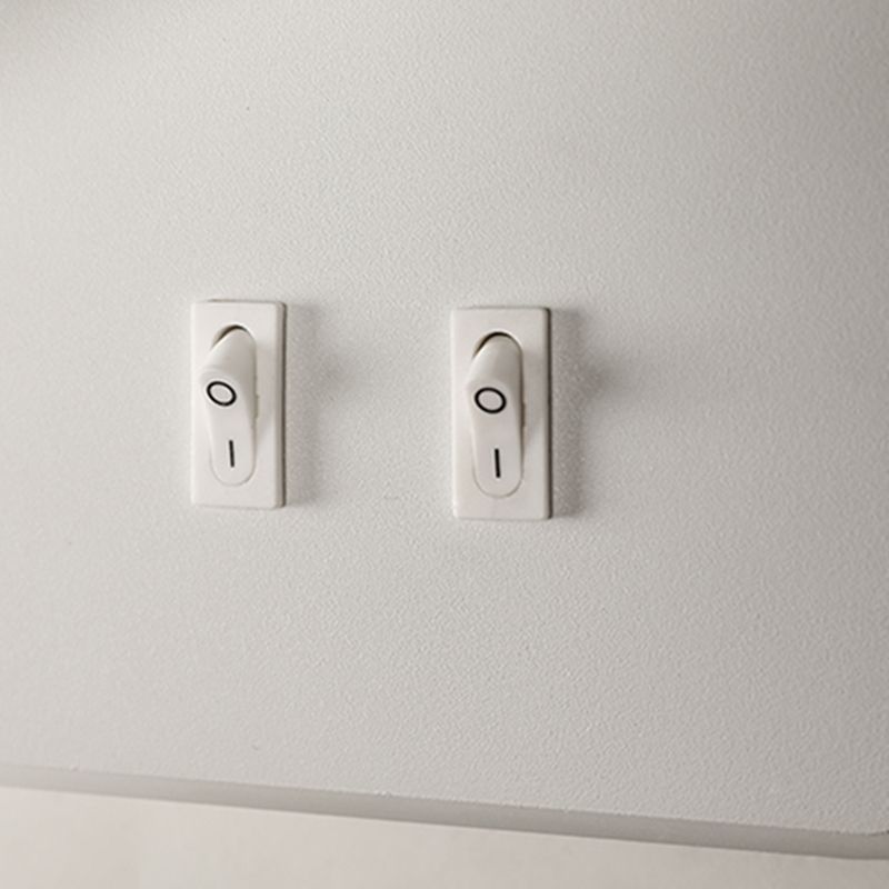 Ponderie murale à LED carrée à 2 lumière dans la simplicité moderne en aluminium givré en aluminium lampe murale pour chambre à coucher