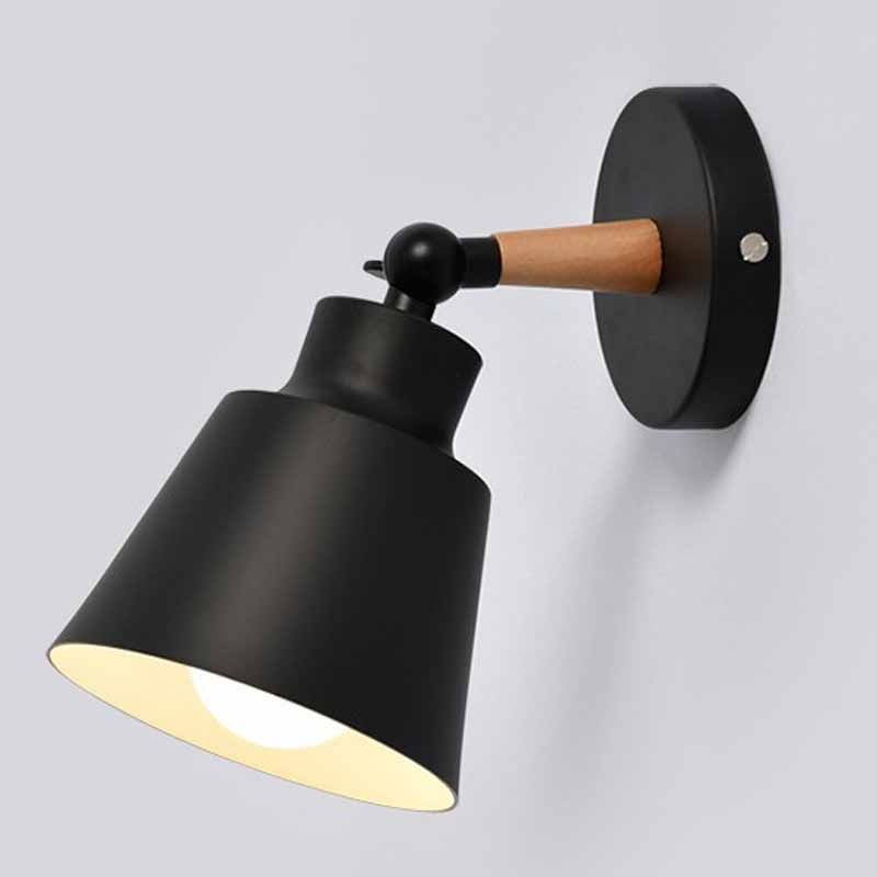 Modern Style Flared Sconce Light Fixtures Metal 1 Light Wall Lighting Ideas