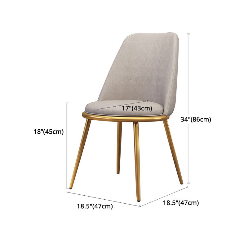 Glam 1/4/5/6 Pieces Dining Set Round Stone Dining Table for Dining Room