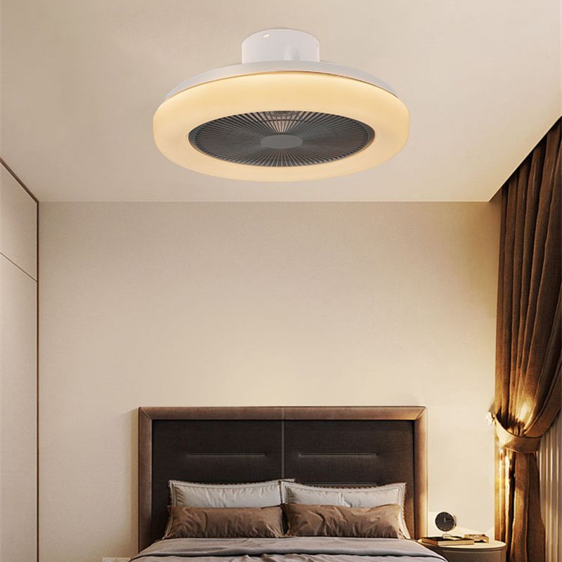 Plafonnage simple de plafond moderne Forme de lampe à lampe à LED Van de ventilateur de plafond pour le salon