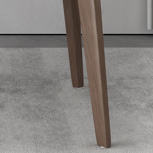 Modern 1/2/5/7 Pieces Furniture Stone Rectangle Dining Chairs Set in Gray