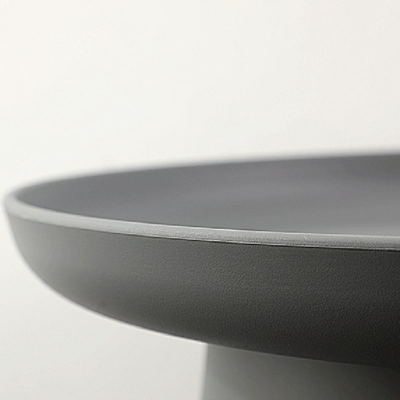 Modern Round Coffee Table Pedestal Cocktail Table for Living Room