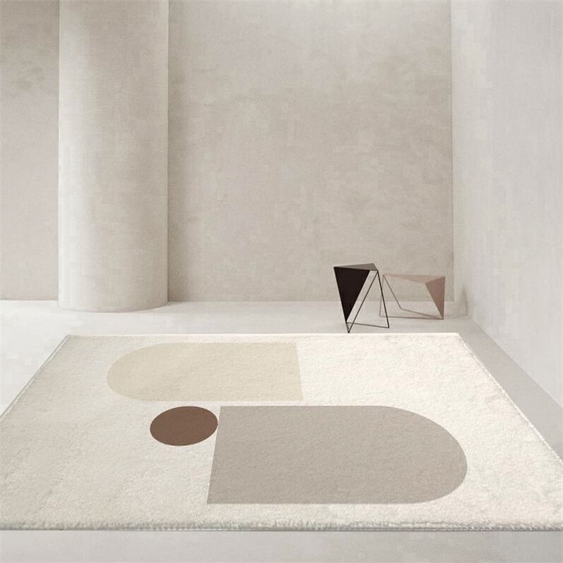 Patrón gráfico moderno alfombra del área de poliéster alfombra resistente a la alfombra resistente a las manchas para sala de estar para sala de estar
