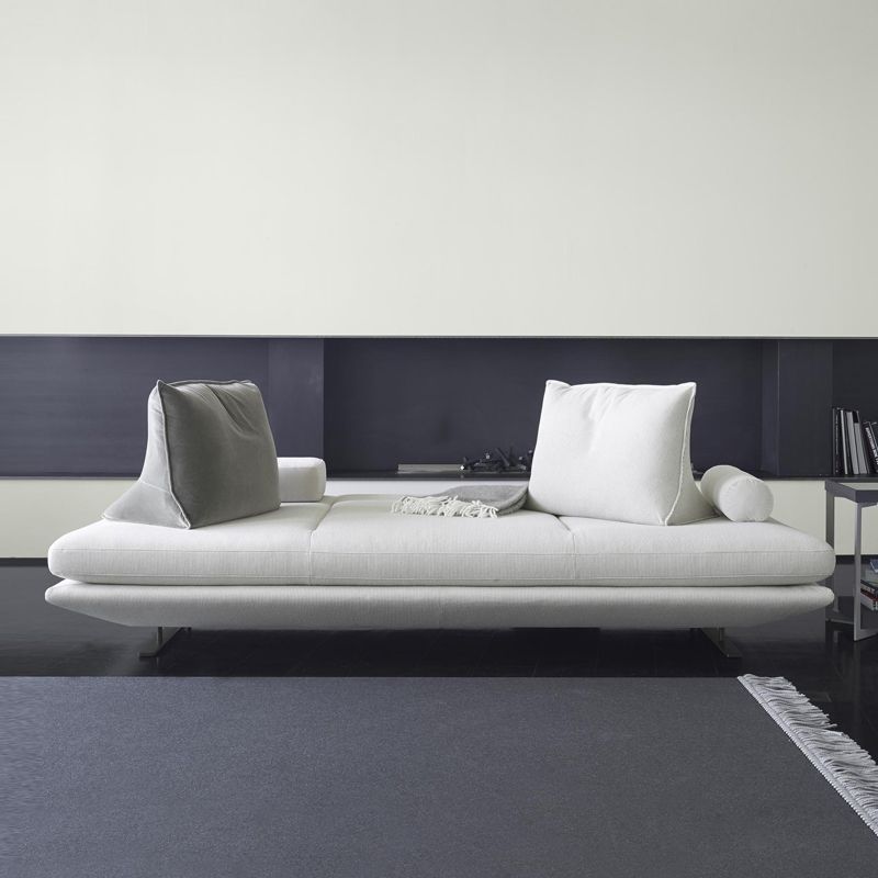 Contemporary Upholstered Solid Color Lounge Chair with Metal Legs
