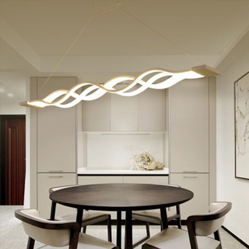 Nordischer Anhänger leichte moderne LED -Streifenform