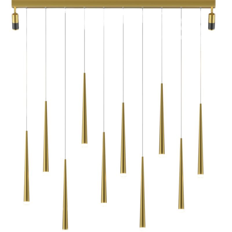 Metaal minimalisme plafondlamp 1-licht LED hanglampverlichtingsarmatuur voor eetkamer