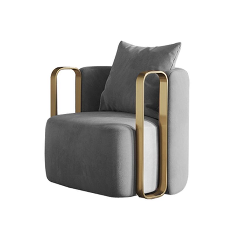 Barrel Chair 28.74" L x 31.49" W x 27.55" H Swivel Barrel Accent Chair for Living Room