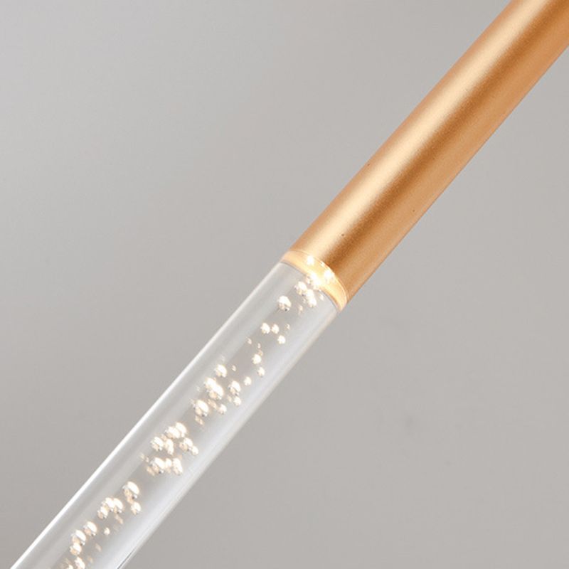 Blasenrohr -Federung Licht moderne Acrylschlafzimmer LED Hängende Leuchte