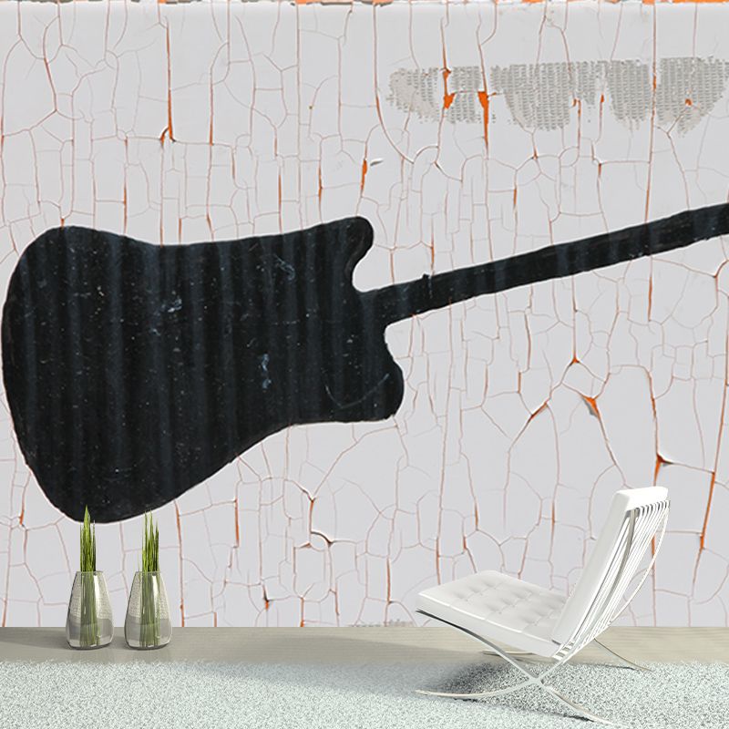 Beautiful Photography Mural Wallpaper Musical Instruments Decorative Indoor Wall Mural