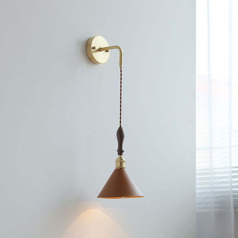 Modernism Wall Hanging Light Brown Sconce Lighting for Bedroom