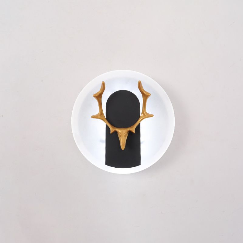Antlers in alluminio Light Minimalismo Minimalismo a 1 luce Sconce per soggiorno