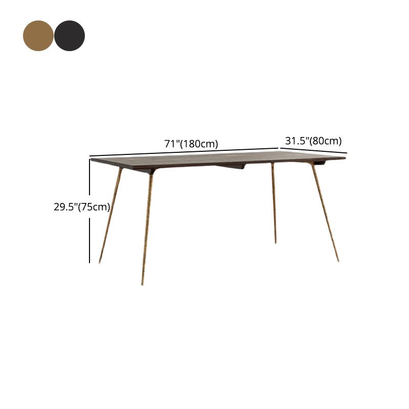 1/5/6 PCS Ensemble de restauration industrielle en bois avec table de dinet de table rectangle avec chaise et banc