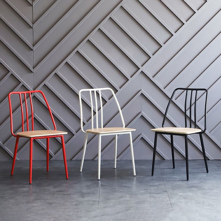Sillas contemporáneas que cenan la silla sin brazos con las piernas del metal para la cocina