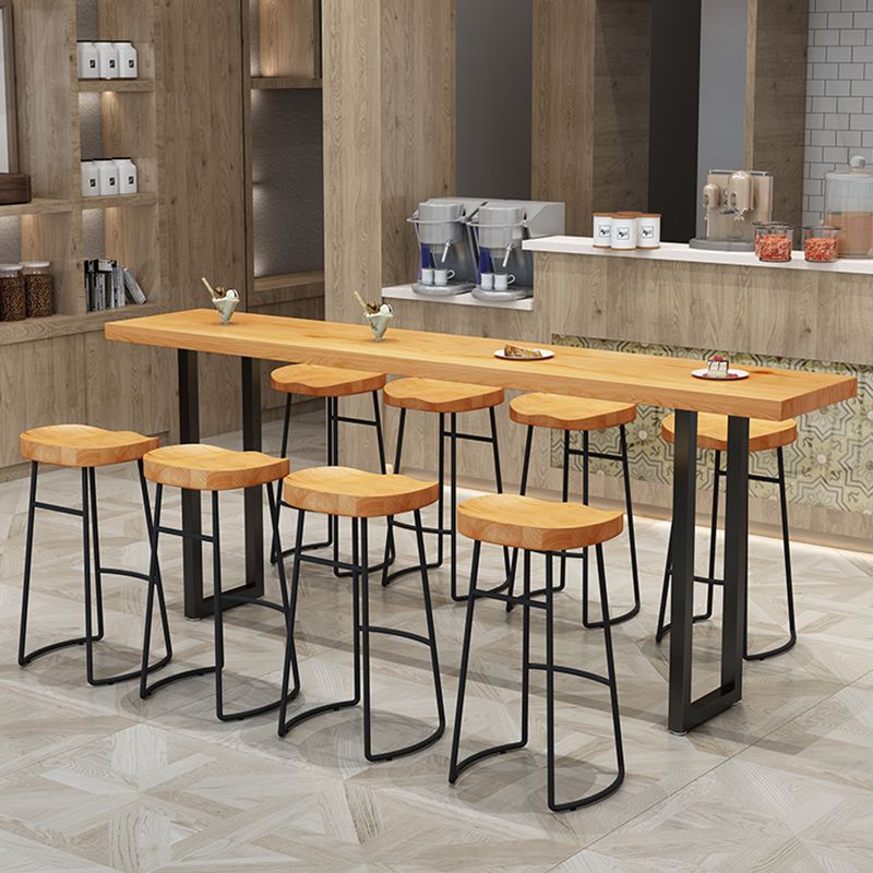 1/2/9 Pieces Contemporary Solid Wood Bar Set for Living Room