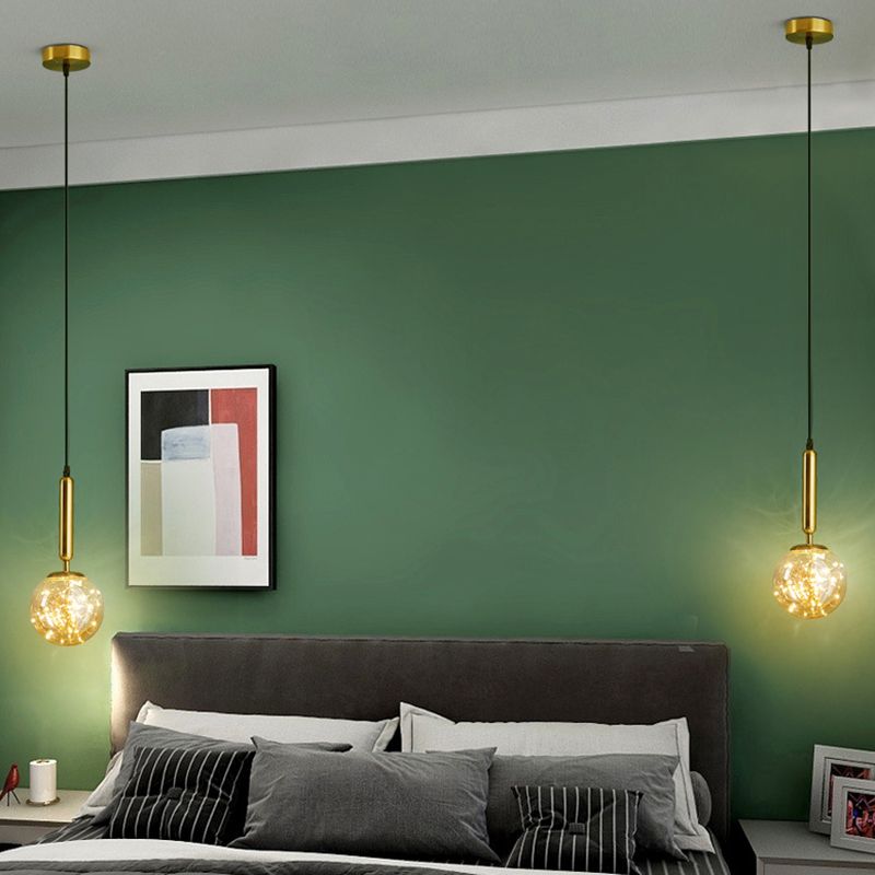 Lampada a sospensione a pendente stellare in stile Nordic Glass LED LAMPAGGIO LAMPAGGIO IN GOLD