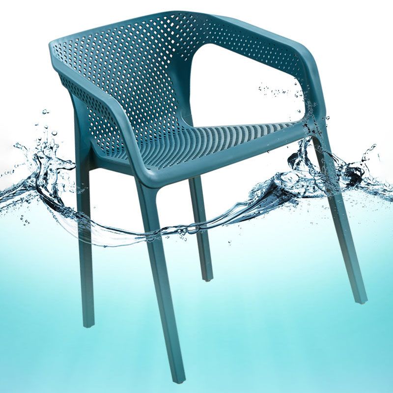 Silla escandinava plástica del respaldo sólido del sillón del comedor de la cocina