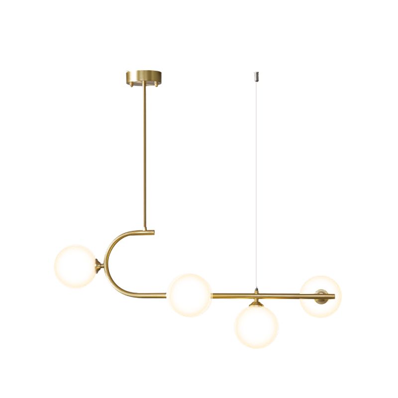 Linear Hanging Pendant Lights Contemporary Glass Ceiling Pendant Light